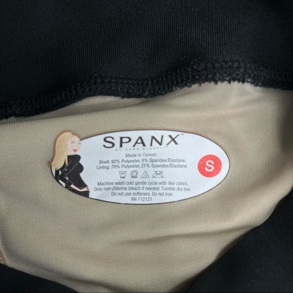 Spanx Bod-A-Bing! Crop Pant Secret Liner Black Small EUC! - Picture 9 of 14